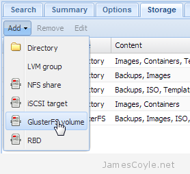 proxmox add storage