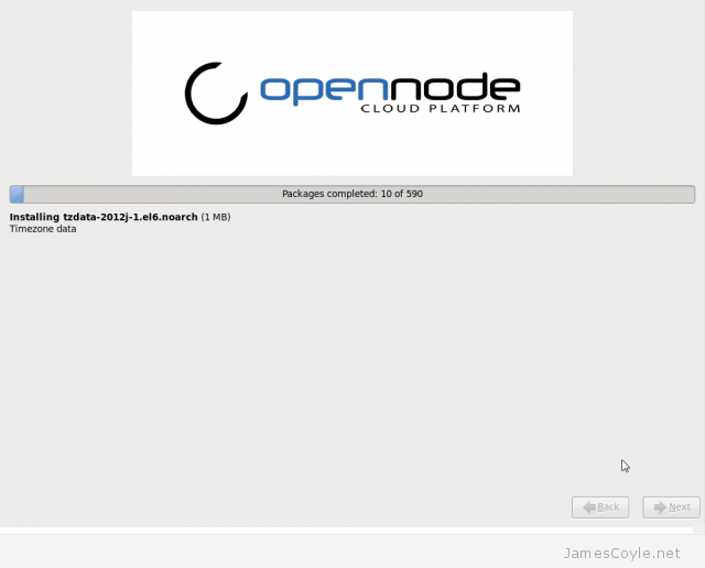 OpenNode Install Screen 10