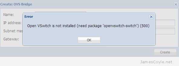 proxmox-open-vswitch-is-not-installed