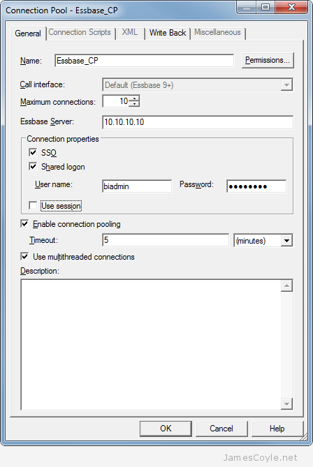 Connection Pool - Essbase_CP