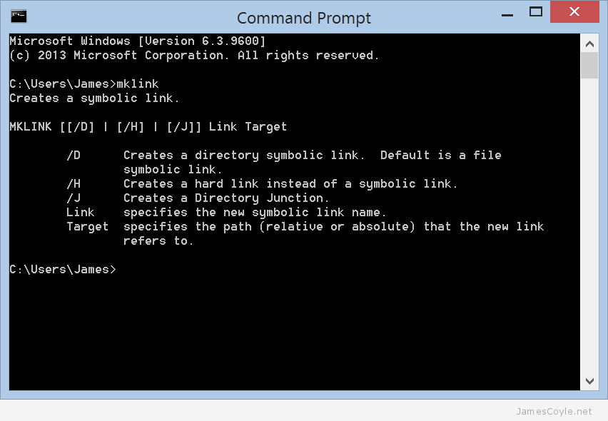 mklink-command-prompt